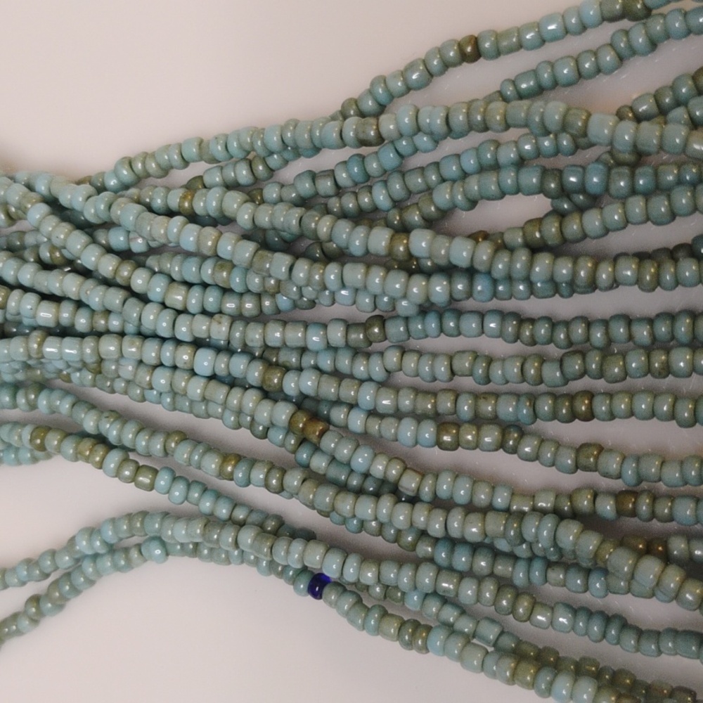 Statement Spiral Shell Pendant With Multiple Stra… - image 5